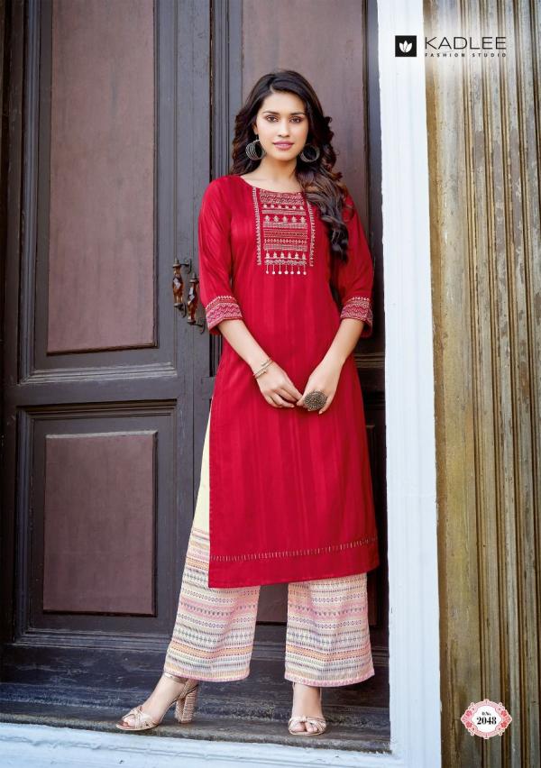 Kadlee Pankh 7 Nx Regular Wear Kurti With Bottom Collection